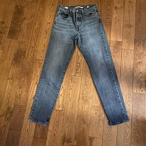 Levi  Gray button fly Jeans